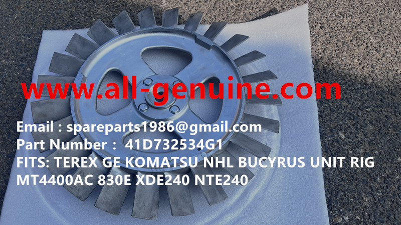 TEREX GE WHEEL MOTOR KOMATSU MT4400AC UNIT RIG BUCYRUS CATERPILLAR NHL MT4400AC MT3600 MT3700 NTE240 NTE260 XCMG XDE240 XDE260 BELAZ 75306 75131 KOMATSU 830E 930E FAN 41D732534G1