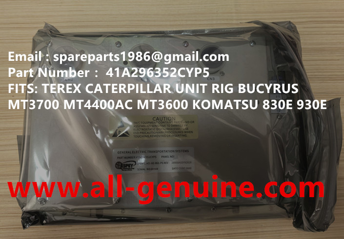 TEREX GE WHEEL MOTOR KOMATSU MT4400AC UNIT RIG BUCYRUS CATERPILLAR NHL MT4400AC MT3600 MT3700 NTE240 NTE260 XCMG XDE240 XDE260 BELAZ 75306 75131 KOMATSU 830E 930E POWER SUPPLY 41A296352CYP5