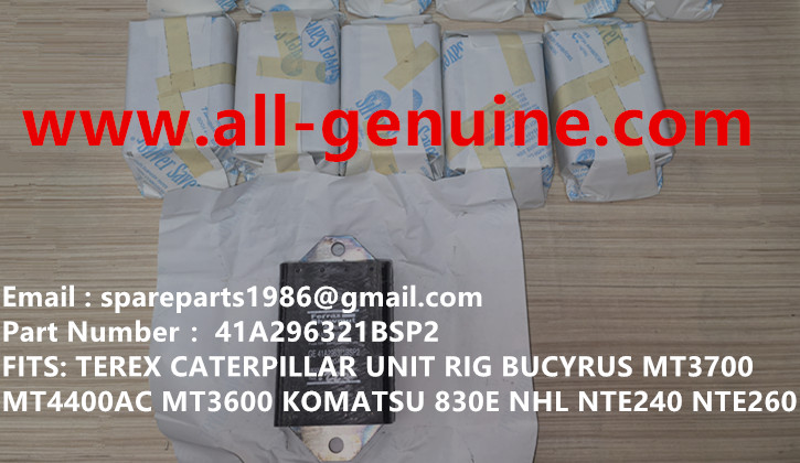 TEREX GE WHEEL MOTOR KOMATSU MT4400AC UNIT RIG BUCYRUS CATERPILLAR NHL MT4400AC MT3600 MT3700 NTE240 NTE260 XCMG XDE240 XDE260 BELAZ 75306 75131 KOMATSU 830E 930E 41A296321BSP2 IGBT FUSE