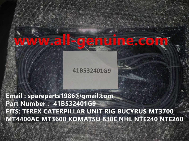 TEREX GE WHEEL MOTOR KOMATSU MT4400AC UNIT RIG BUCYRUS CATERPILLAR NHL MT4400AC MT3600 MT3700 NTE240 NTE260 XCMG XDE240 XDE260 BELAZ 75306 75131 KOMATSU 830E 930E CABLE 41B532401G9