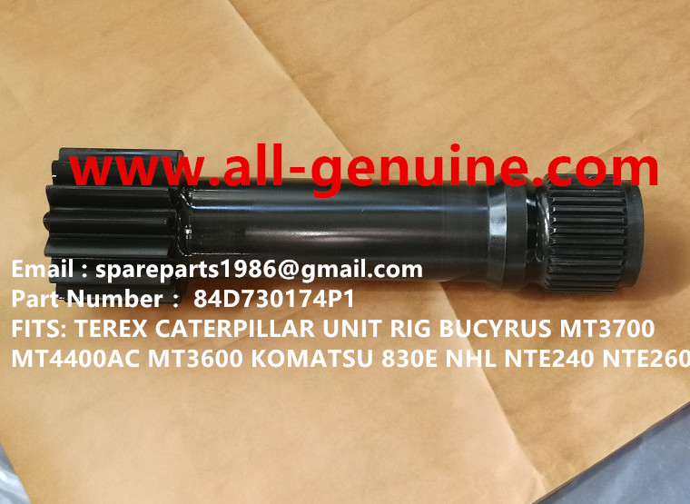 TEREX GE WHEEL MOTOR KOMATSU MT4400AC UNIT RIG BUCYRUS CATERPILLAR NHL MT4400AC MT3600 MT3700 NTE240 NTE260 XCMG XDE240 XDE260 BELAZ 75306 75131 KOMATSU 830E 930E SUN PINION 84D730174P1