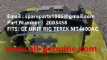 TEREX GE WHEEL MOTOR 830E KOMATSU MT4400AC UNIT RIG BUCYRUS CATERPILLAR NHL NTE240 NTE200 NTE160 NTE260 CONTACTOR 2003458