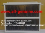 TEREX GE WHEEL MOTOR 830E KOMATSU MT4400AC UNIT RIG BUCYRUS CATERPILLAR NHL TR45 TR50 TR60 TR70 MT4400AC MT3600 MT3700 NTE240 NTE260 BELAZ 75131 GRID RESISTOR 17EA33J651