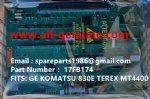 TEREX HAULER MINING RIGID DUMP TRUCK KOMATSU WHEEL MOTOR BUCYRUS UNIT RIG  MT3600 MT4400AC NTE240 NTE260 KOMATSU BELAZ 75313 830E 930E BELAZ 75131 GE 5GY19L6 5GY19L6 CARD 17FB174