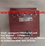 TEREX GE WHEEL MOTOR KOMATSU MT4400AC UNIT RIG BUCYRUS CATERPILLAR NHL MT4400AC MT3600 MT3700 NTE240 NTE260 XCMG XDE240 XDE260 BELAZ 75306 75131 KOMATSU 830E 930E 17FM681A1 Module VAM