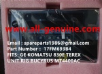 TEREX GE WHEEL MOTOR 830E KOMATSU MT4400AC UNIT RIG BUCYRUS CATERPILLAR NHL MT4400AC MT3600 MT3700 NTE240 NTE260 XCMG XDE240 XDE260 BELAZ 75306 75131 KOMATSU 830 17FM693B4 Diagnostic Information Display (DID)