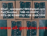 58B-43-00470 CARD KOMATSU 830E 903E 730E NHL NTE240 NTE260 NTE160 BUCYRUS MT3600 MT4400AC MT3700 MT3300 KOMATSU 830E 903E 730E BELAZ 75306 75131