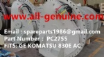 TEREX GE WHEEL MOTOR 830E KOMATSU MT4400AC UNIT RIG BUCYRUS CATERPILLAR NHL MT4400AC MT3600 MT3700 NTE240 NTE260 XCMG XDE240 XDE260 BELAZ 75306 75131 KOMATSU 830E WHEEL MOTOR PC2755
